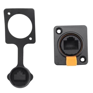 Wasserdichter RJ45-Netzwerkanschluss 8P8C-Buchsen für Schalttafeleinbau RJ47380 - Afbeelding 1 van 10