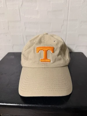 University of Tennessee Volunteers Adjustable Khaki Hat Embroidered “T” Logo - Image 1 of 4