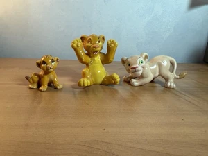 Disney Bone China Lion King Figures Young Simba & Nala & Baby Simba - Picture 1 of 15
