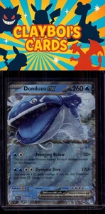 Dondozo ex SV10: Pokémon Rivales Destinos 066/182 Doble Raro Casi Nuevo+ - Imagen 1 de 2