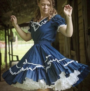 VINTAGE Square Dancing Set ROCKABILLY PRAIRIE Landhaus Kern SWING ROCK & TOP - Bild 1 von 4