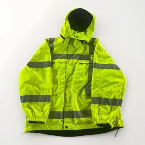 5.11 Tactical Jacket Men’s Large Green Responder Parka Coat Hi-Vis EMS Safety - Picture 1 of 12