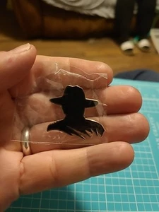 Don Julio Mexico Advertising Logo Black Silhouette Lapel Cowboy Hat Pin - Picture 1 of 3