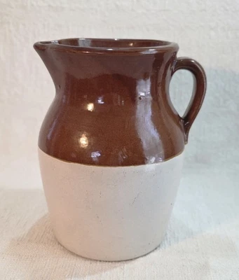 Jarra jarra de gres de colección dos tonos granja Countrycore primitivo rústico LEER Foto 1 de 4
