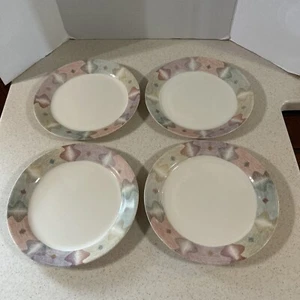 CORELLE BY CORNING " MIRAGE " 10 1/4" DINNER PLATES SET OF 4 - Picture 1 of 11