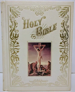 The Holy Bible KJV Leather bound Red Letter Edition Dove Publishers 1973 - Foto 1 di 12