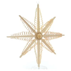 Fensterbild gestochener Spanstern 41x5,5x41cm NEU Fensterbild Weihnachtsdeko - Bild 1 von 2