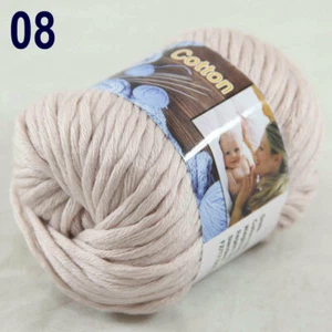 Sale 1 Ballsx50g Worsted Cotton Baby Chunky Thick Blankets Hand Knitting Yarn 08 - Picture 1 of 12