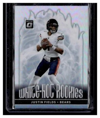 2021 Donruss Optic #WHR-2 Justin Fields White Hot Rookies - Image 1 of 2