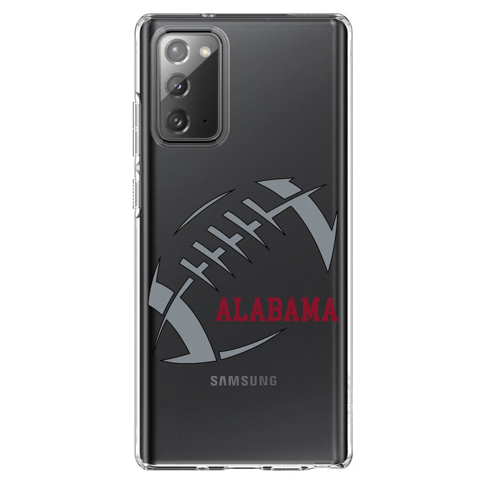 Прозрачный чехол для Galaxy Note Alabama Football малиновый, серый - Изображение 1 из 1