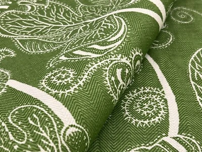 Brunschwig & Fils Oak Leaf Linen Print Fabric- Seven Oaks Leaf 0.75 yd 8014103.3 - Image 1 of 4