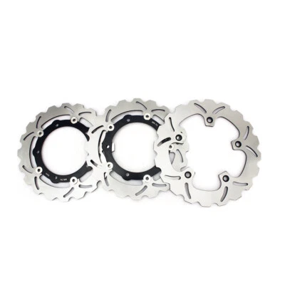 for Yamaha Front Rear Brake Rotors Disc XP530 TMAX T-MAX 530 2012 2013 2014 2015 - Image 1 of 4