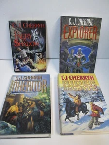 C.J. Cherryh Lot of 4 Hard Cover Science Fiction Fantasy Books - Lot D - Bild 1 von 1