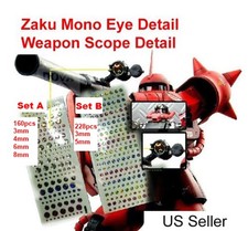 PG MG HG Zaku Mono Eye Detail Weapon Scope Detail for Gundam Kits