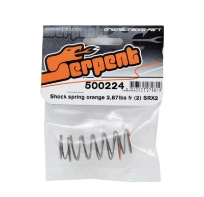 Muelle amortiguador delantero serpiente (naranja - 2,87 lb) (2) SER500224 Foto 1 de 2