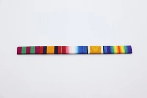 WW1 Medal Ribbon IGSM 1895 QSA, 1914 Star, British War Medal & Victory sew on - Picture 1 of 1