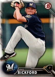 2016 Bowman Draft #BD-189 - Phil Bickford - Milwaukee Brewers 16-284 - Picture 1 of 2