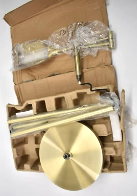 Brightech Leaf LED Floor Lamp Assembly Adjustable Standing Brass Finish - Image 1 of 4