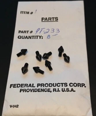 ONE PIECE Mahr Federal Indicator Comparator 3/16" Tapered Contact Point PT-233