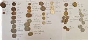 Coins Of The World British Empire Lot Over 100 Vintage Coins - Bild 1 von 11