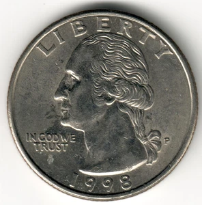 USA - 1998P - Heraldic Eagle Washington ¼ $ - Picture 1 of 1