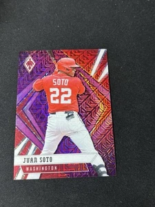 JUAN SOTO 2021 Panini Chronicles Phoenix PURPLE MOJO REFRACTOR #/99 RARE - Picture 1 of 2