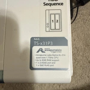 Qnap Ts-31p3 Nas 2bay No Drive - Photo 1/2