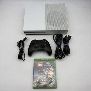 Microsoft Xbox One S 500GB Home Console - White W Game Tested Working - Bild 1 von 21