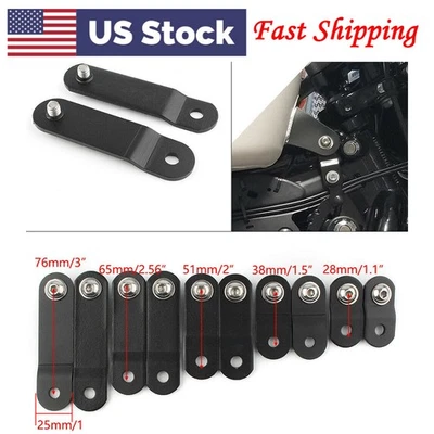 Gas Tank Riser Bracket Extension Lift Kit for Harley Sportster 883 1200 Dyna Foto 1 de 4