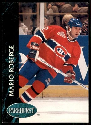 1992-93 Parkhurst Mario Roberge Montreal Canadiens #322 - Image 1 of 2