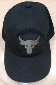 UNDER ARMOUR Project Rock Baseball Hat Cap Youth Free Fit Black - Picture 1 of 8
