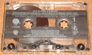 ICE T - Iceberg: Freedom Of Speech etc - cassette tape album *** TAPE ONLY *** - Imagen 1 de 1