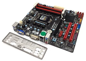 Placa madre BIOSTAR B75MU3+ Micro ATX Intel B75 LGA 1155/zócalo H2 DDR3 SDRAM - Imagen 1 de 12