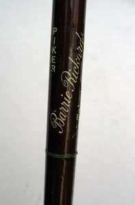 vintage fishing rod BARRIE RICKARDS piker 10 fishing rod vintage PIKE FISHING - Picture 1 of 10