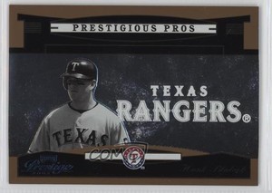 2005 Playoff Prestige Prestigious Pros Bronze /100 Hank Blalock #PP-9