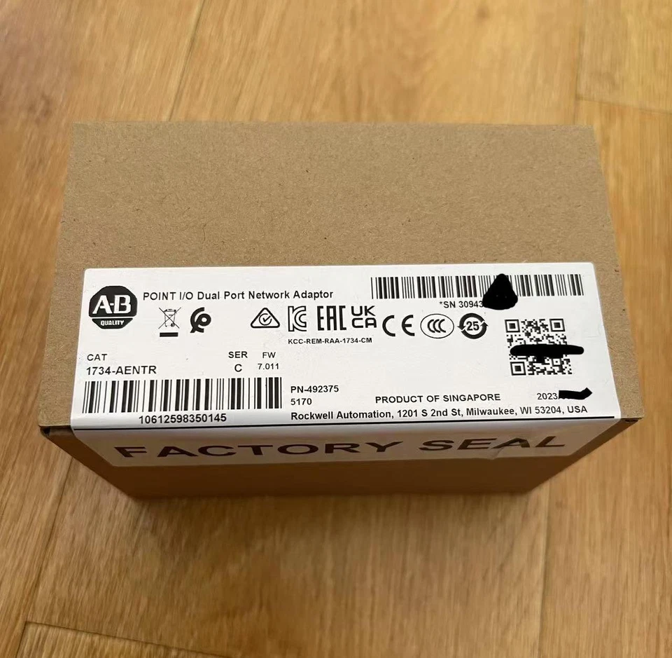 1734-AENTR /C 2 Point I/O Dual Port Network Adaptor Module EtherNet New Sealed - Image 1 of 1