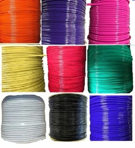 COLOR Vinyl Coated Wire Rope Cable,1/8" - 3/16" 7x7 Cable - Picture 1 of 10