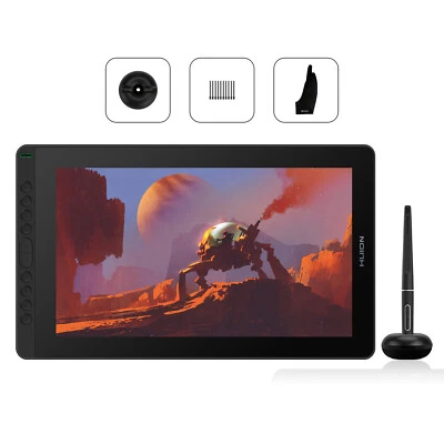 HUION Kamvas 16 2021 Grafiktablett Pen Display 120% sRGB 15,6" Refurbished - Bild 1 von 4