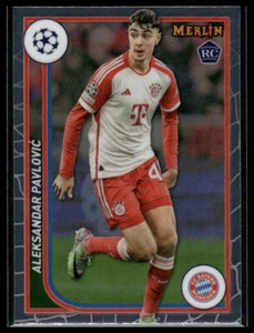 2023-24 Topps UEFA CC Merlin Aleksandar Pavlovic #42 FC Bayern Munchen - Picture 1 of 2