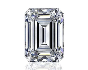 Loose Lab Grown CVD Diamond 4x6 mm Emerald D Color IF Clarity Certified Diamond - Picture 1 of 5