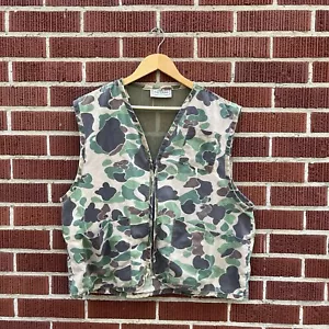 🦆Vintage 1980’s Saftbak Duck Camo Cargo/Utility Hunting Vest🦆 - Picture 1 of 5