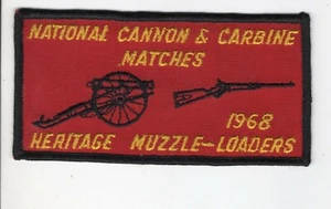 Parche National Cannon & Carabine Match 1968 Heritage Muzzle-Loaders  - Imagen 1 de 1
