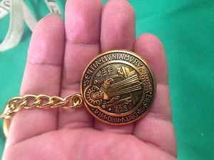 Schlüsselanhänger Heiliger Benedikt Bronze veredelt - Bild 1 von 4