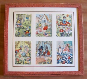 Serie Completa BALLERINI & FRATINI- ALICE NEL PAESE DELLE MERAVIGLIE in Cornice* - Picture 1 of 2