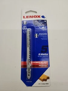Lenox 1991477 1/4 - 2" Clean Hard Wood Jig Saw Blade 6 TPI 5 pk - Picture 1 of 2