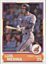 1989 Score Young Superstars #26  Luis Medina 1B  Cleveland Indians FREE shipping