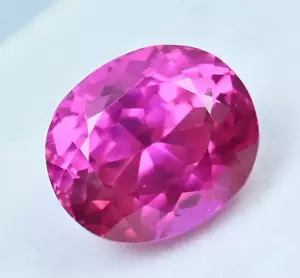 Impresionante piedra preciosa suelta natural Mogok rosa rubí 10,35 quilates ovalada certificada - Imagen 1 de 8