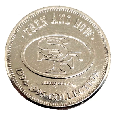1994-1995 San Francisco 49ers Limited Edition Coin Dwight Clark The 1981 Catch - Image 1 of 2