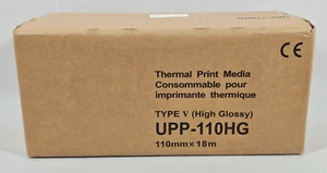 Compatible Sony UPP-110HG Thermal Ultrasound Paper Film/Media (10 Rolls) 110mm - Photo 1/7