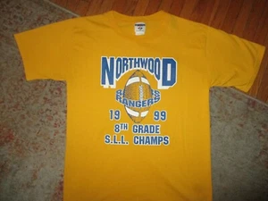CAMISETA NORTHWOOD RANGERS VINTAGE AÑOS 90 Deportes Escolares Fútbol 1999 Camiseta Aleatoria MEDIANA - Imagen 1 de 3